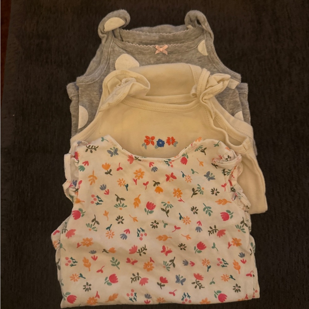 Carter's Cream Baby Onesie
